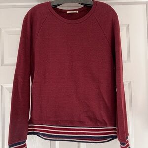 Marine Layer Sweatshirt Burgundy Medium - Women's